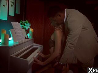 XPERVO - Interracial Music Session Turns tempting with Music Teacher