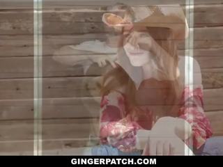GingerPatch - Ginger In Cowboy Boots Gets Cocked