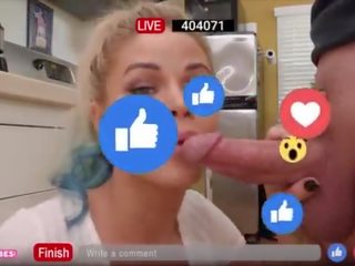 Getting Revenge From Her Cheating companion By Blowing Her Stepbrother on FB LIVE