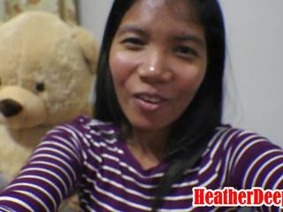 10 minggu hamil thailand remaja heather dalam memberikan mengisap penis