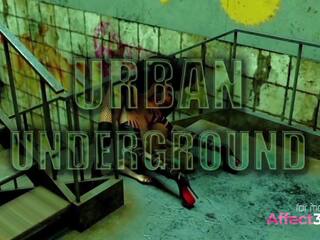 Urban Underground 3D Futanari Animation by JT2XTREME