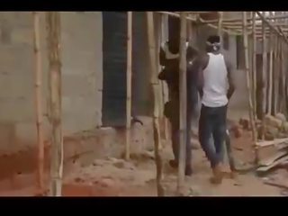 African nigerian ghetto buddies gangbang a virgin / first part