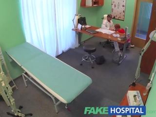 Fakehospital bewitching gyzyl saçly will do anything for a sick note to get off work