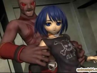 Delightful 3d hentai fucked bigcock and ass tentacle fucked