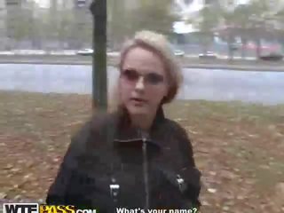 Blonde Fucked For 500 Bucks On The Street