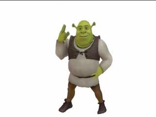 Shrek ありません a sedusive プライベート ショー.