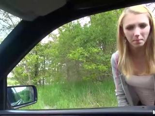 Tempting Beatrix hitch a car gets fucked
